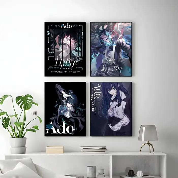 Ado Singer A-Ado affiche polyvalente HD étanche mur Art auto-adhésif décor pour n'importe quel espace cadeau idéal