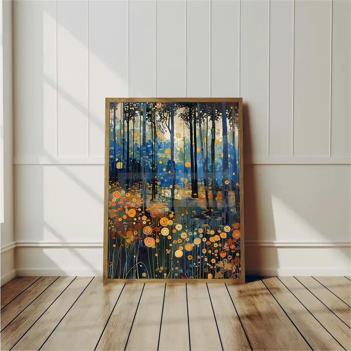 Affiches de jardin de ferme Gustav Klimt