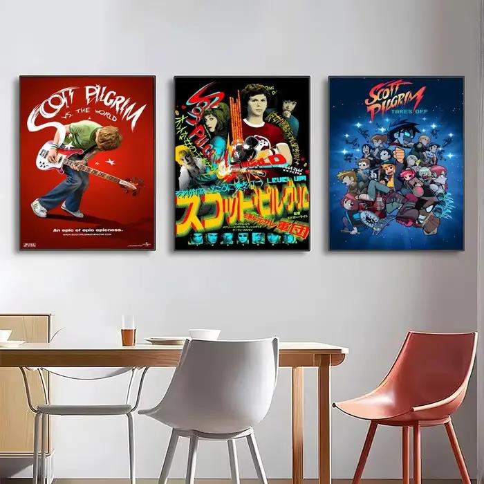 Les affiches classiques et les impressions d'art mural conviennent aux salons