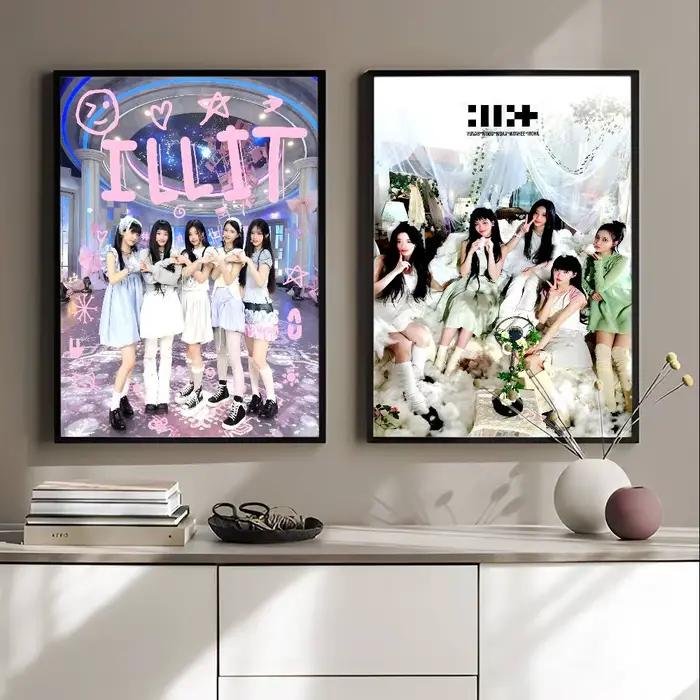 Affiches d'anime Kpop coréen I-illit