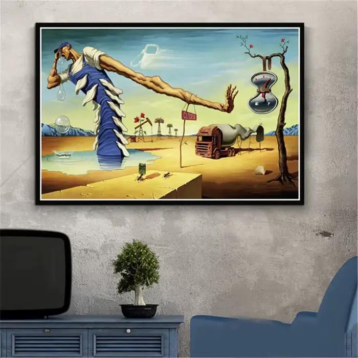 Peinture sur toile de Salvador Dali surréalisme pour la décoration de la maison