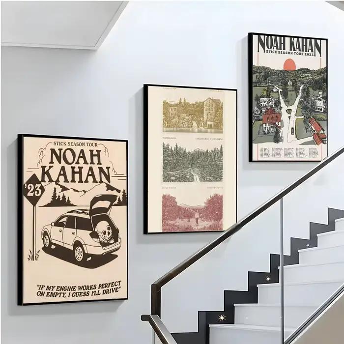 Ballade chanteur n-noah k-ahan affiche peinture Durable toile tenture murale maison bricolage décoration Art Mural esthétique étanche
