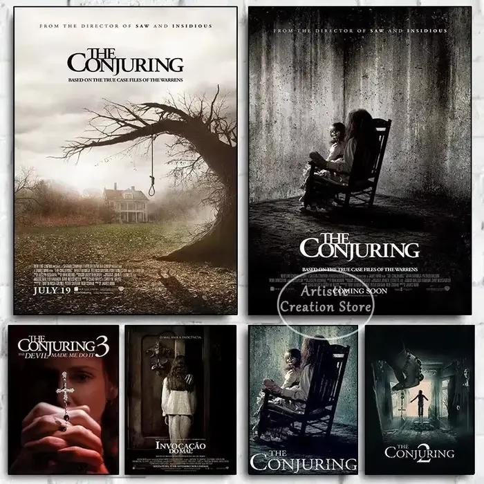 The Conjuring Series Horror Movie Canvas Painting