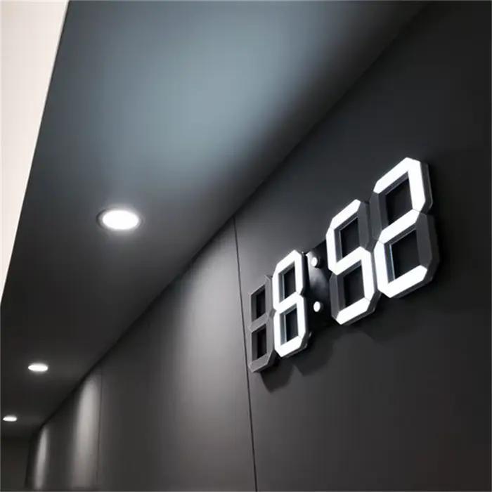 Horloge murale LED 3D Design moderne