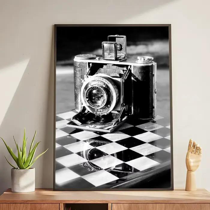 Affiche Photo Vintage noir et blanc
