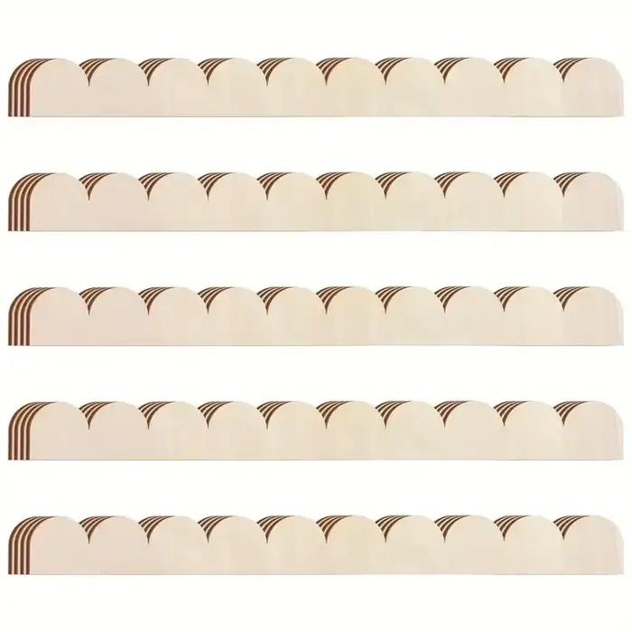 Essentiel pour les familles - Table murale décorative en bois ondulé