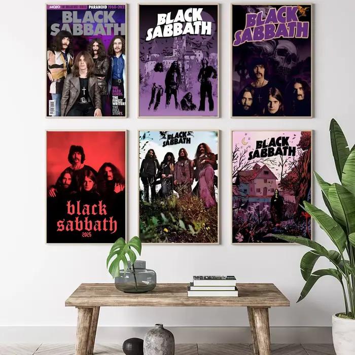 Affiche HD de la groupe B-Black S-Sabbath
