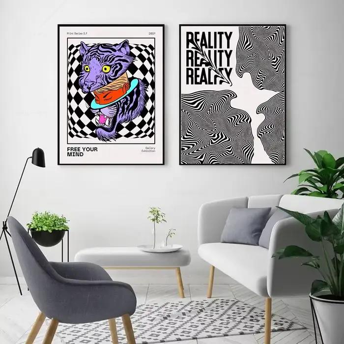 Art mural Simple scandinave
