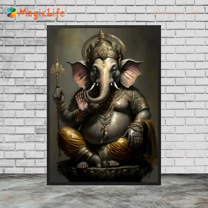 Affiches murales de Religion indienne Ganesha dieu hindouisme