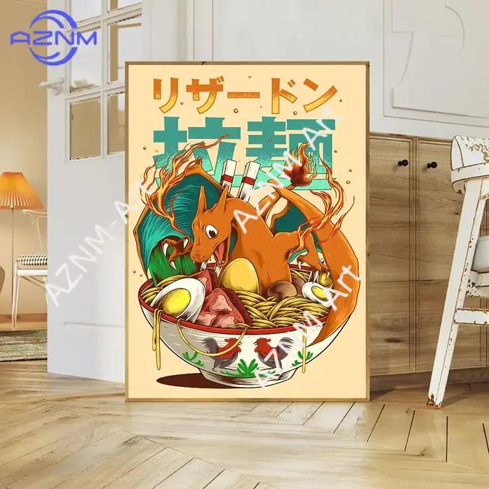 Affiche artistique sur toile Anime P-Pokemon