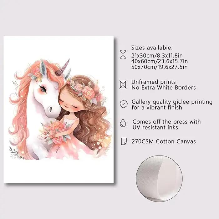 Affiche de ballerine rose