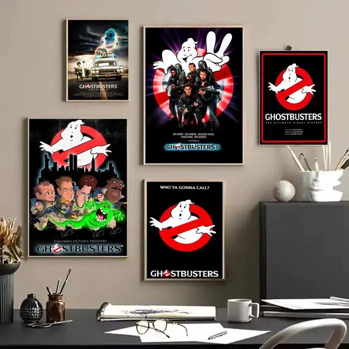 Affiche en toile de lin HD du film classique G_Ghostbusters