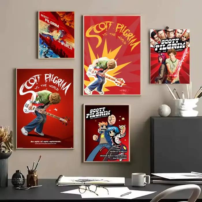 S-Scott – affiche autocollante pèlerin vs le monde