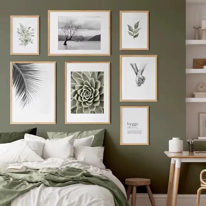Affiches murales et impressions botArabes vertes