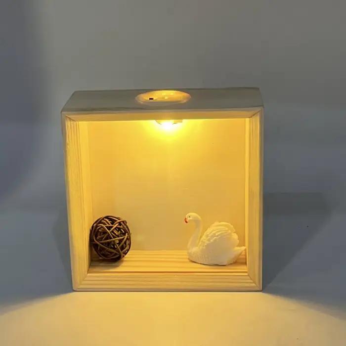 Aqumotic – cadre Photo vierge avec lumière LED