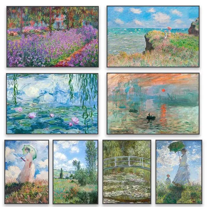 Peinture à l'huile classique Madame Monet et son fils
