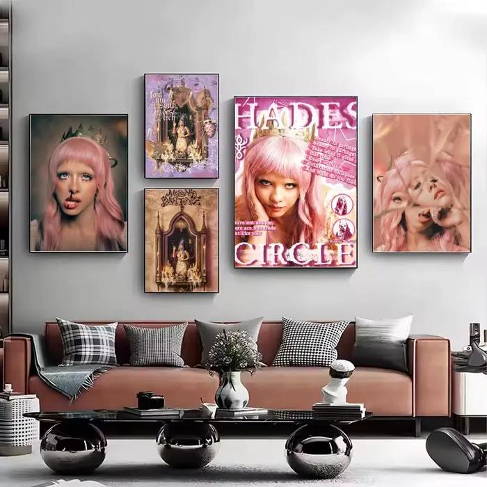 Affiche décorative murale Singer Melanie Martinez Hades 2026 pour salons