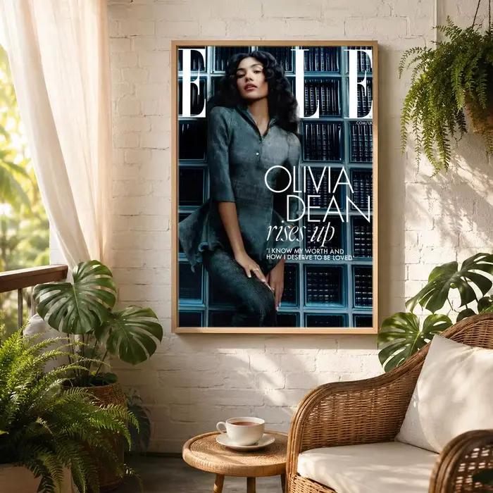 Affiche modèle OOlivia Dean