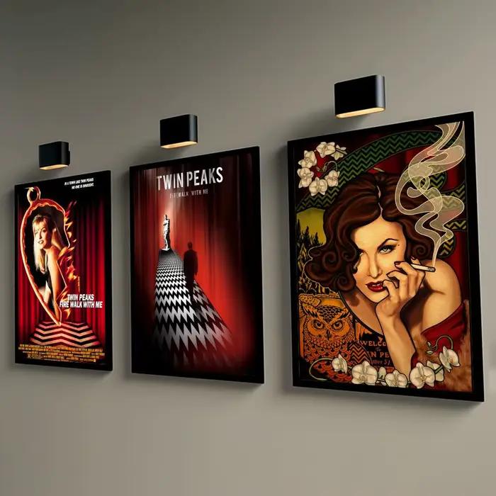 Affiche de la série télévisée classique T-Twin Peaks