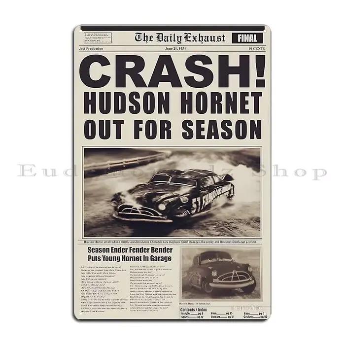 Crash Hudson légende Hornet affiche Obiaadylej Plaque métallique impression Bar fête cinéma créer