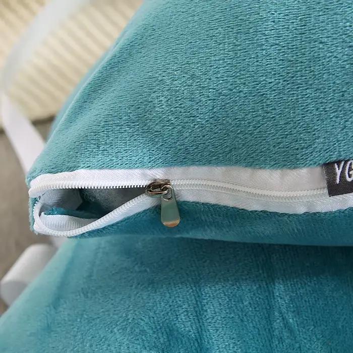 Tête de lit rembourrée en velours avec oreilles d'ours pour enfants