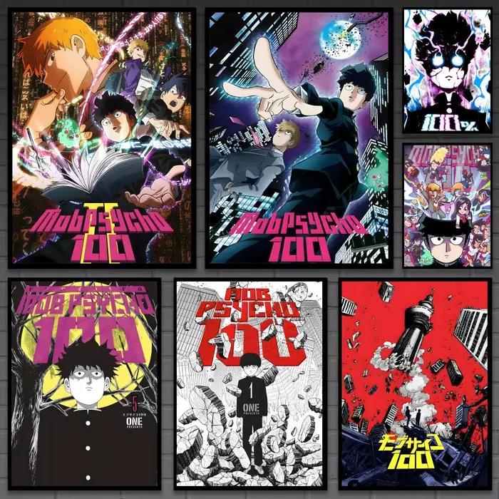 Affiche classique d'anime m-Mob Psycho 100