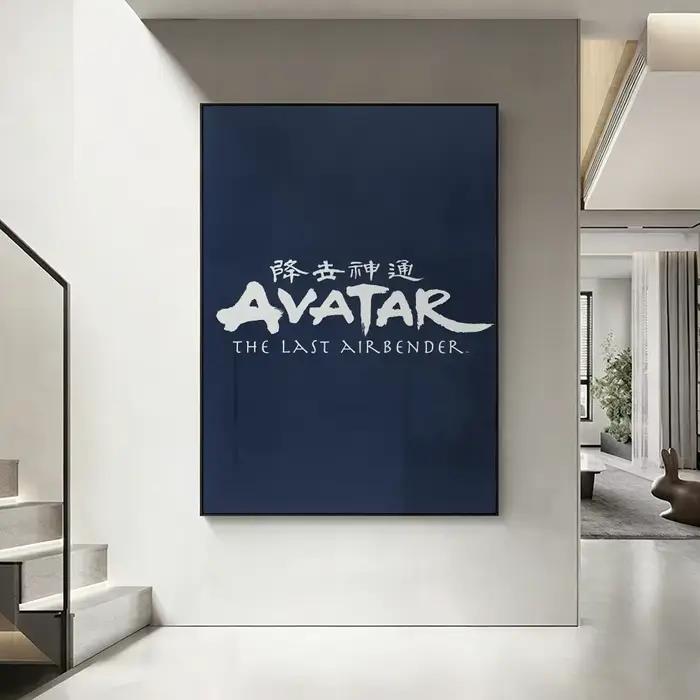Affiche de dessin animé A-Avatar Last A-Airbender