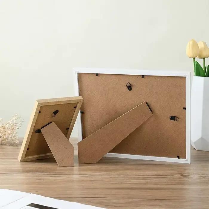Cadre photo en bois pour accrocher au mur 10x15 15x20 20x25cm