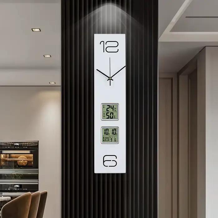 Grande horloge murale Design moderne bois