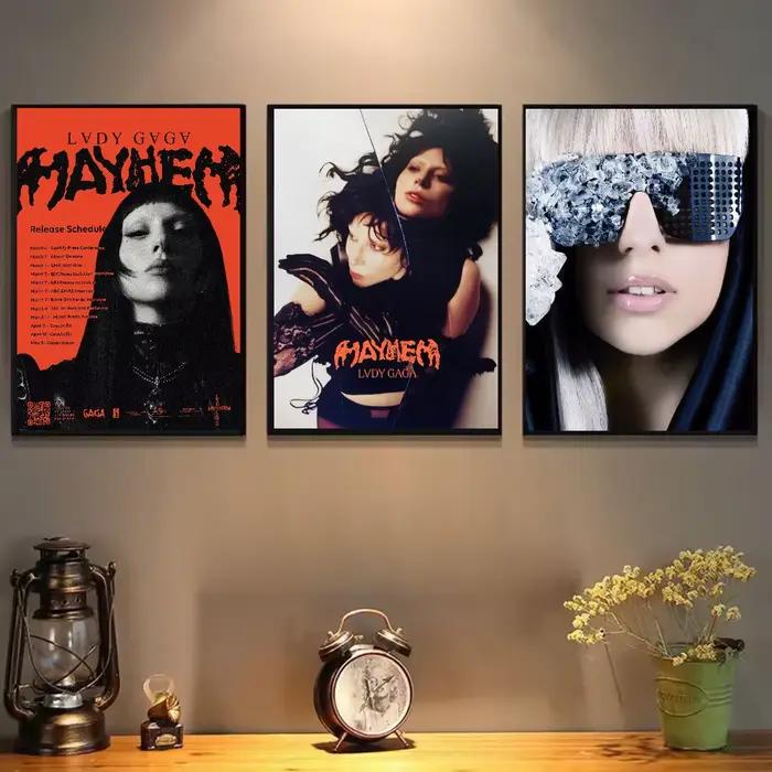 Affiche Singer L-Lady Gaga Mayhem
