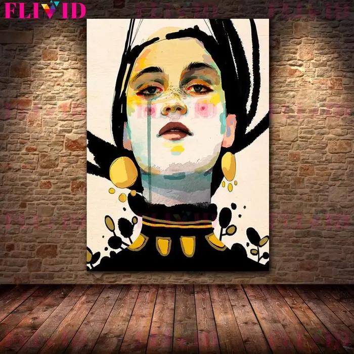Affiche murale Vintage pour filles