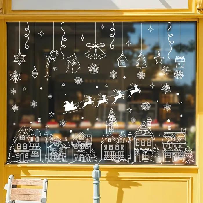 Autocollants de Noël pour fenêtres