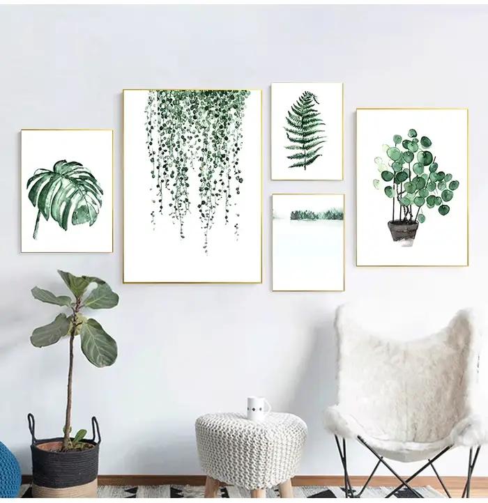 Affiche de plantes tropicales de style scandinave