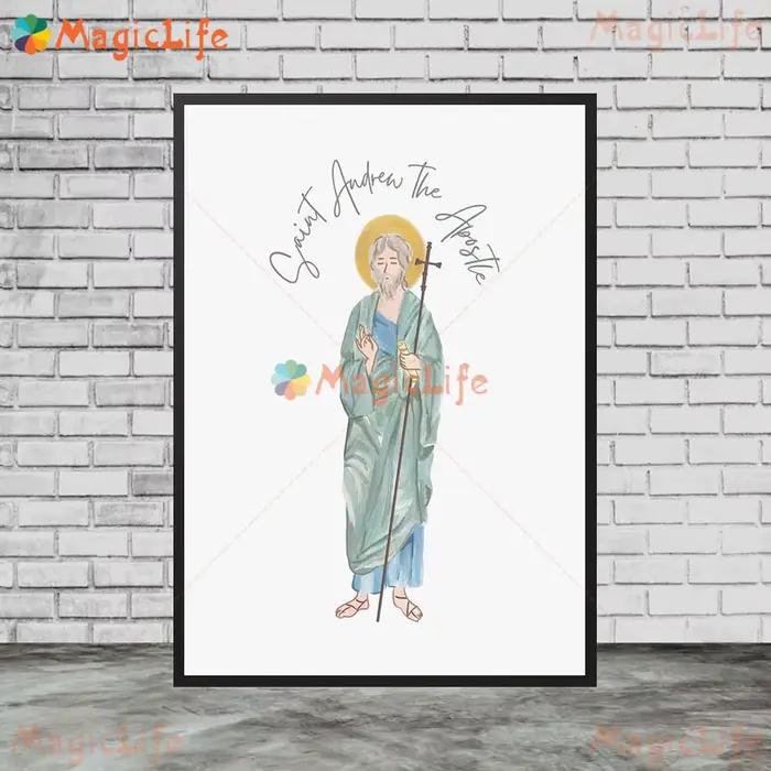Affiche murale du Sacré-Cœur de Jésus Saint kk, peinture sur toile sans cadre