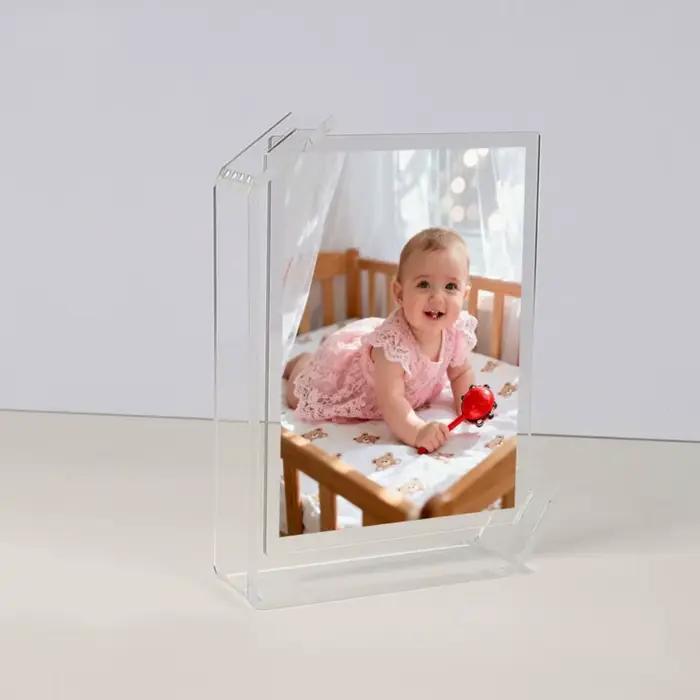 Cadre d'art 5/6/7/8 pouces en acrylique transparent pour photos