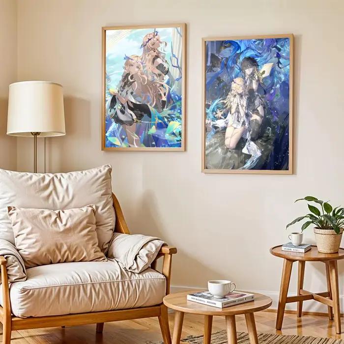 Fleurdelys Wuthering Waves Poster – autocollants muraux artistiques modernes
