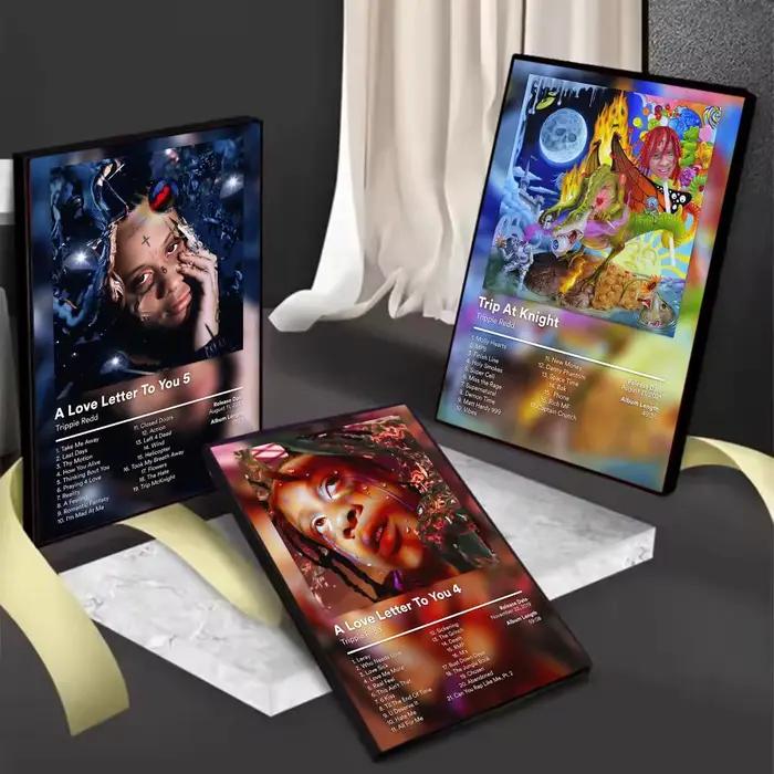 T-Trippie Redd Rapper Cool Painting Calligraphy Canvas Poster Hallway Bedroom Living Room Home Bar Decoration Interior Wall