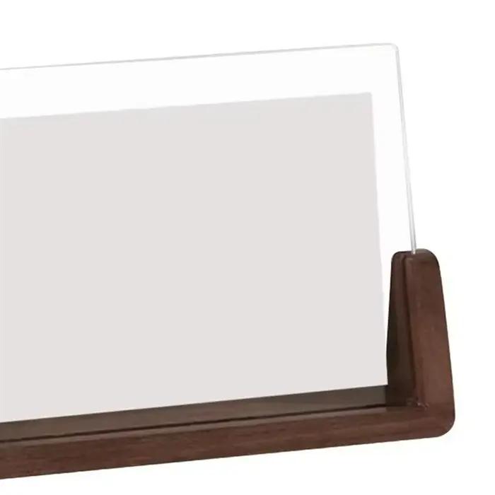 Noyer/hibêtre cadre Photo acrylique U forme