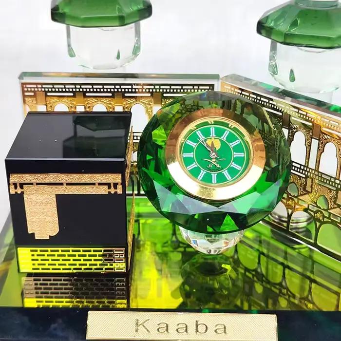 Maquette de la Tour de l'Horloge de la Kaaba en Cristal