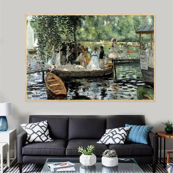 Impressions sur toile d'Auguste respectueux des impressionnistes