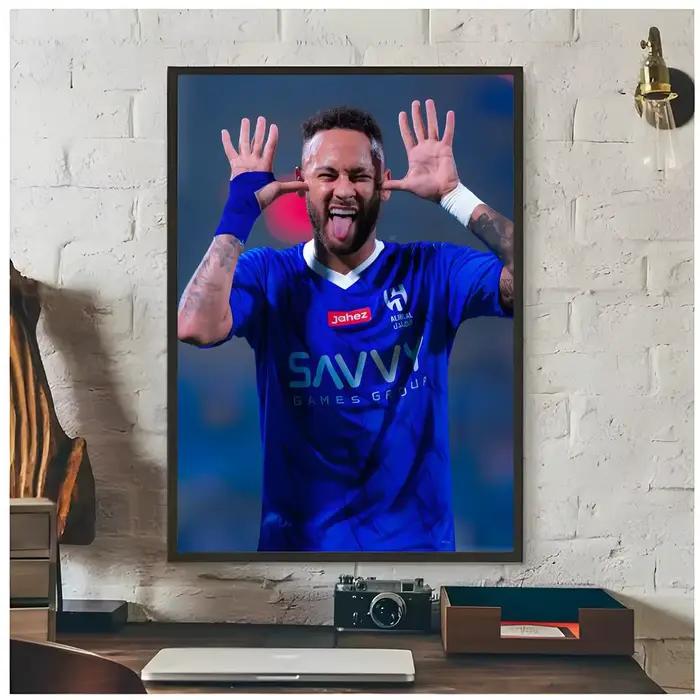 Affiche de la légende du football N-Neymar Jr