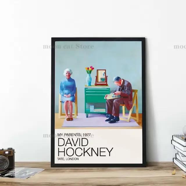 David Hockney – affiche de bain de soleil