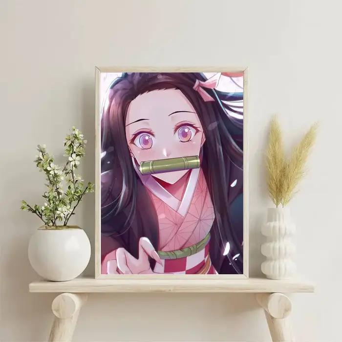 Affiches autocollantes imperméables avec personnages d'anime N-nezuko