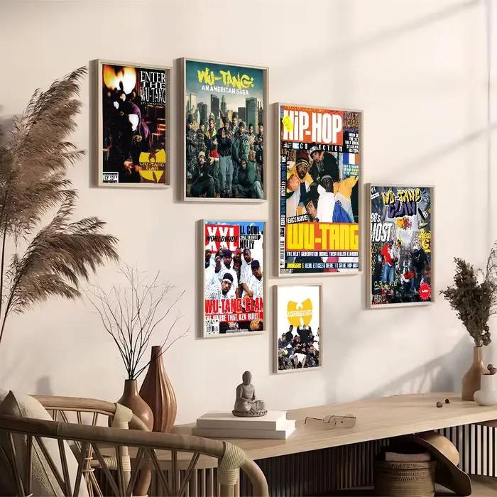 Affiches autocollantes de film Singer W-WU-T--TANG