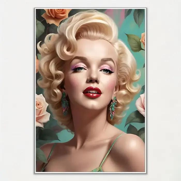 Affiche Imprimée Marilyn Monroe en Papier