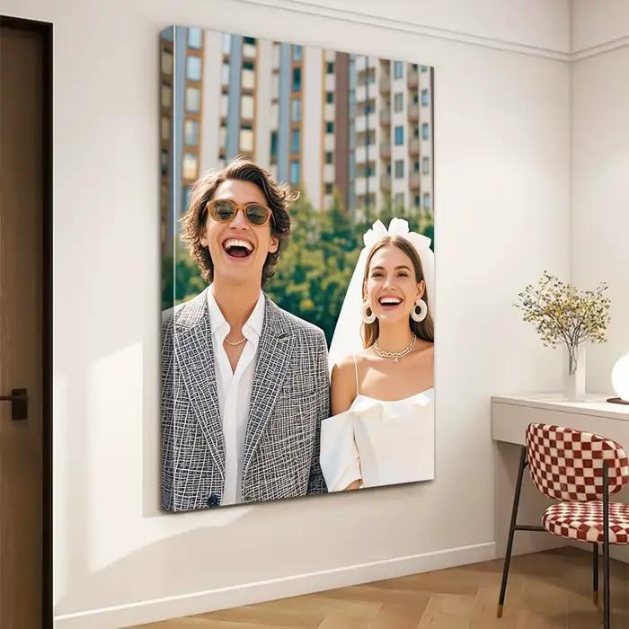 Affiche en toile avec Photo personnalisée