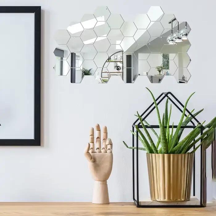 Autocollant mural miroir 45 pièces