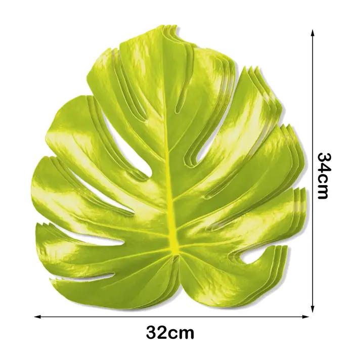 Lot de 10 sets de table en feuilles de palmier