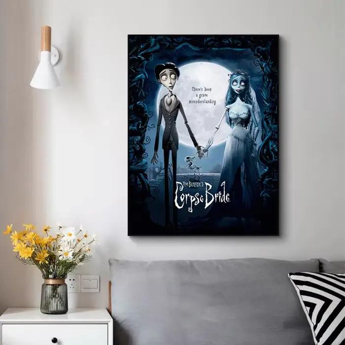 Affiche de la mariée cadavre de Tim Burton