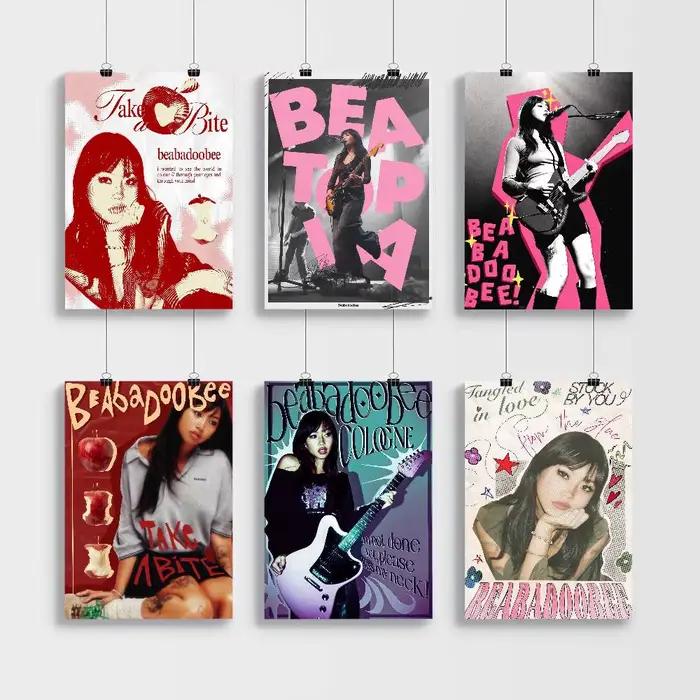 Affiches de film classique de chanteur Beabadoobee